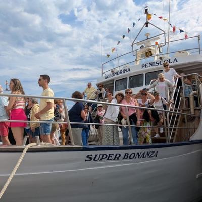 Péniscola 2025  - jour N°2 - promenade en bateau